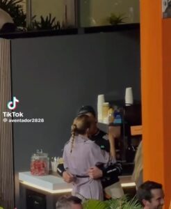 Margarida Corceiro e Lando Norris