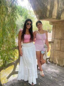 Sofia Sousa com a filha