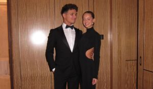 Margarida Corceiro e Lando Norris