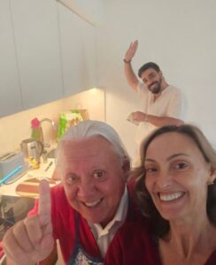 Sonia Silva com Rui Filipe e Carlos