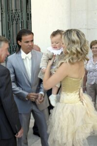 António Casinhas, Cristina Ferreira e o filho, Tiago