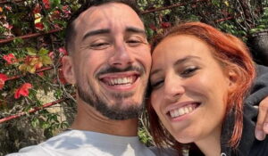 Catarina Miranda com Afonso Leitao