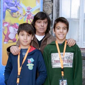 Luís Represas e os filhos mais novos