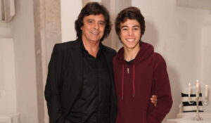 Luis Represas com o filho, Nuno